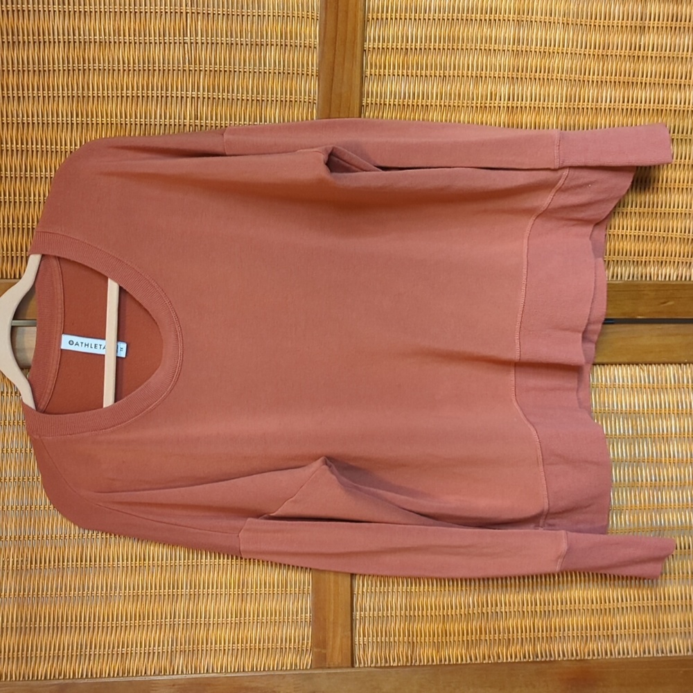 Athleta orange sweatshirt, 1X